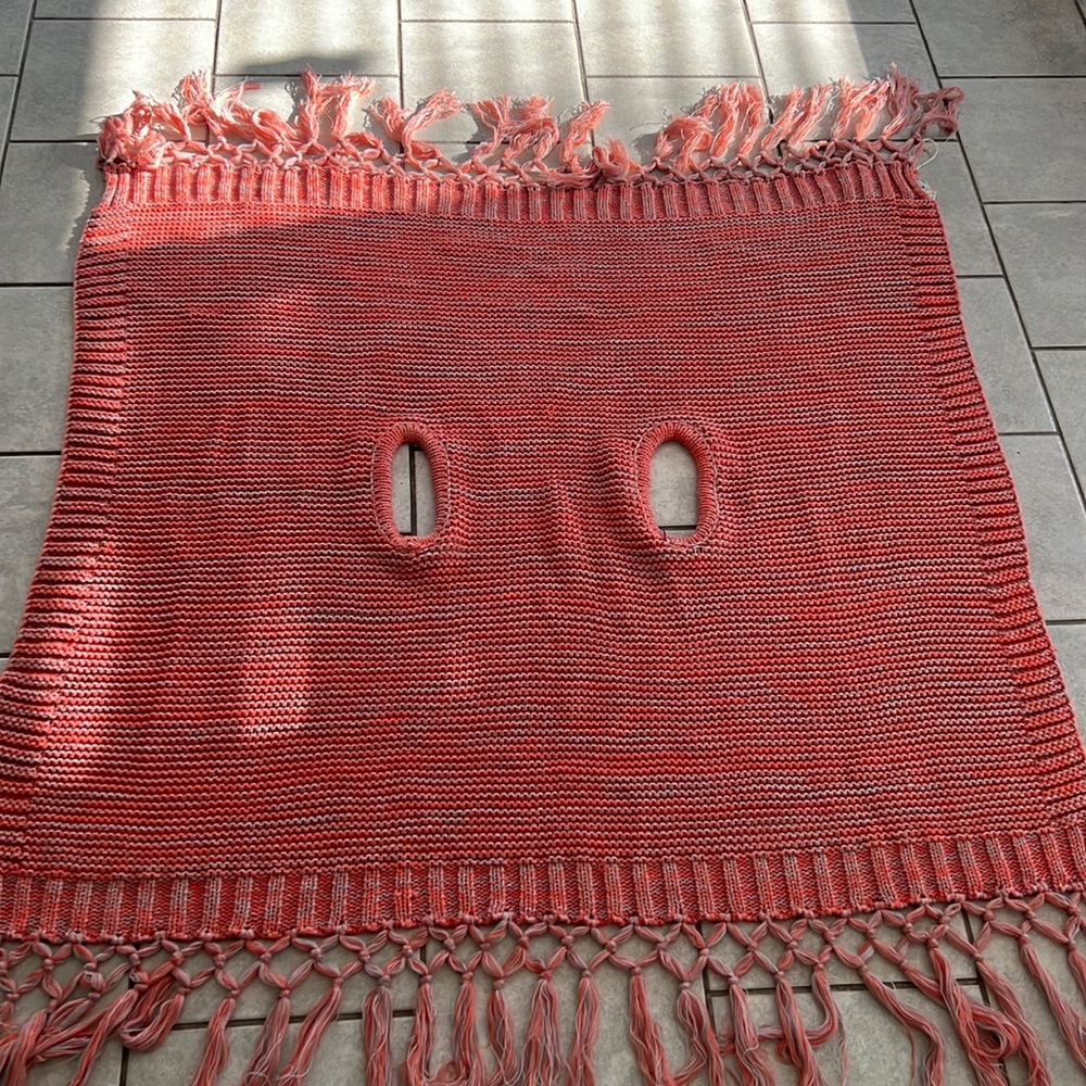 Crochet wrap vest